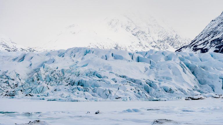 Alaska glacier matanuska hiver