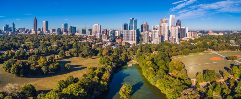 Vue panoramique sur Atlanta