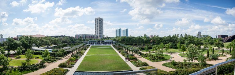 Houston panoramic view McGovern Centennial Gardens