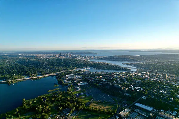 seattle vue du ciel