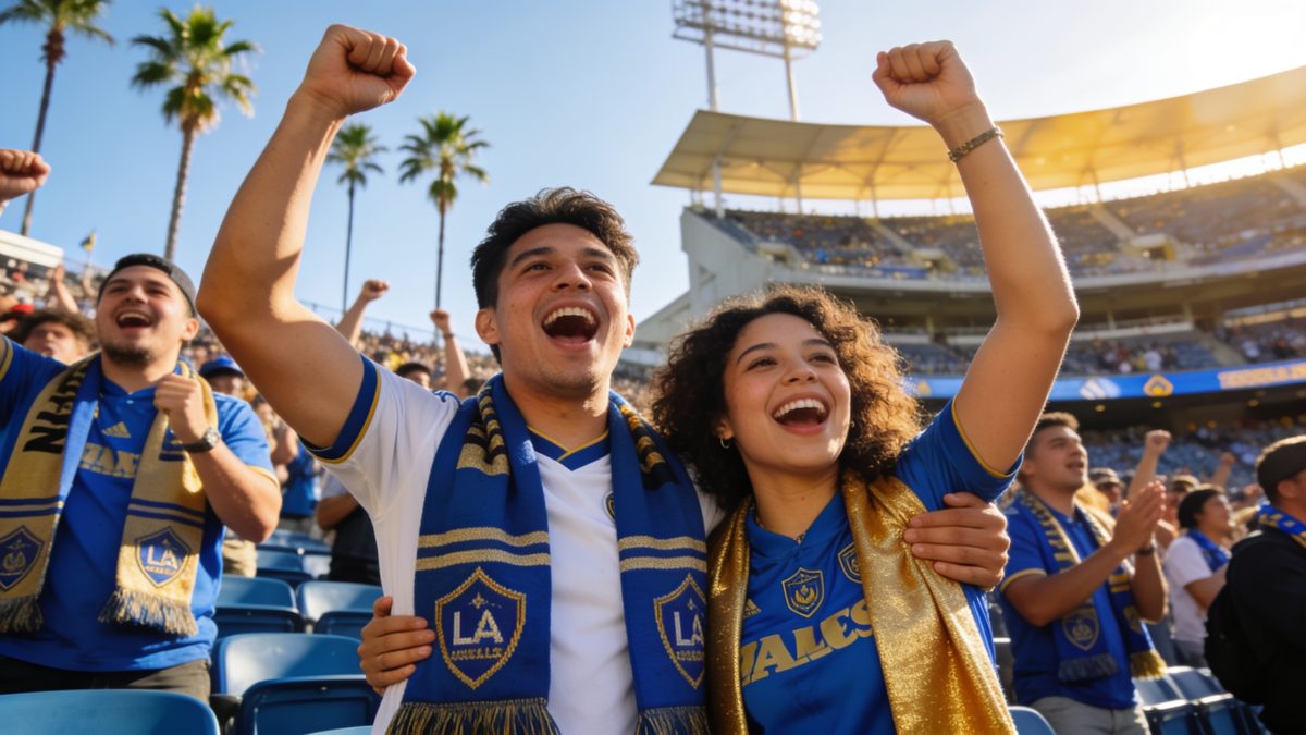 Supporters de soccer à Los Angeles
